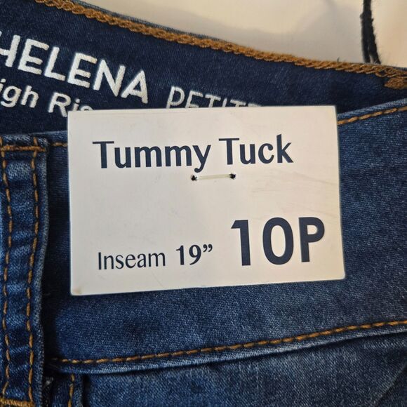 NWT !iT Helena Petite Tummy Tuck High Rise Skinny Capri Jeans | Size 10P - Picture 8 of 14